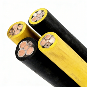 Câble <span class=keywords><strong>souple</strong></span> en caoutchouc Shenguan H07RN-F avec conducteur en cuivre, isolation EPR et gaine CPE, 5x6mm², pour applications minières souterraines - Product Image 1