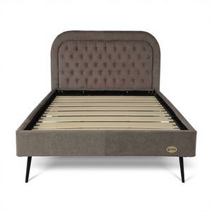 Base de <span class=keywords><strong>Cama</strong></span> Moderna, Cómoda, Duradera y Suave con Estructura de Madera, Cabecera Tapizada con Diseño Convertible - Product Image 1