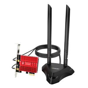 EDUP Haute Vitesse Tri-bande AX3000 BT5.2 WiFi 6E <span class=keywords><strong>AX210NGW</strong></span> Avec Prolongateur D'antenne Basé - Product Image 1