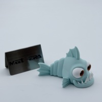 Vente flash Meetcera Service d'impression 3D Tout-en-un Prototypage rapide 3D le plus récent Jouet requin PLA Jouet d'activité pour la décoration d'Halloween