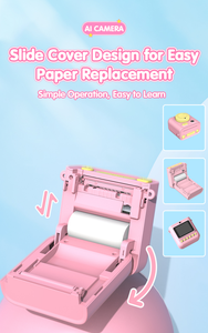 Smart AI Talking Kids Instant Photo <b>Printer</b> <b>Camera</b> Voice Recognition Printing <b>Camera</b> Toy For Boys Girls Educational Gift - Product Image 6