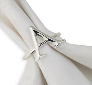 Boucle de serviette en plumes dorées en laiton, écologique, style américain, restaurant occidental, anneau de serviette - Product Image 2