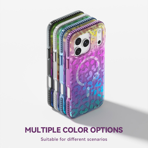 Coque de téléphone magnétique en PC à motif léopard 3D coloré de luxe B491 pour iPhone 17 18 Pro Max, antichoc et protectrice - Product Image 5