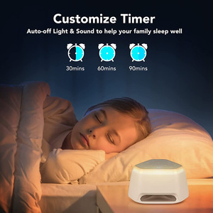Machine à bruit blanc pour le sommeil avec veilleuse musicale, aide à l'exercice matinal à domicile pour les personnes âgées, version anglaise et russe - Product Image 4