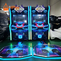 Machine de jeu d'arcade électronique Cyberpunk à monnayeur avec tapis de danse et capteurs de mouvement pour parc d'attractions