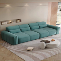 Sofá Tapizado Suave, Muebles Modernos para Sala de Estar, Sofá de Tela de Terciopelo, Diseño Minimalista Popular para el Hogar