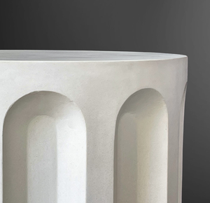 Vietnam OEM Table d'appoint de salon moderne Table basse ronde de jardin simple décoration de salon de bureau de club Table basse en béton - Product Image 3