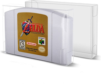 Boîtes de protection transparentes personnalisées en PET pour jeux vidéo, protège-boîtes de jeux vidéo pour Nintendo DS, N64