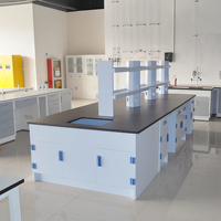 Meubles de laboratoire en polypropylène, table de laboratoire résistante aux produits chimiques, bancs de laboratoire en PP, table de travail, mobilier pour pharmacie et hôpital