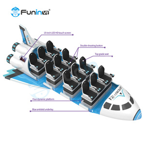 Vr Productos Realista Y Dinámico Interactivo Juego <span class=keywords><strong>De</strong></span> Disparos Playground Vr Spaceships 12 Asiento Interior Parque Temático <span class=keywords><strong>Mejores</strong></span> <span class=keywords><strong>Simuladores</strong></span> - Product Image 1