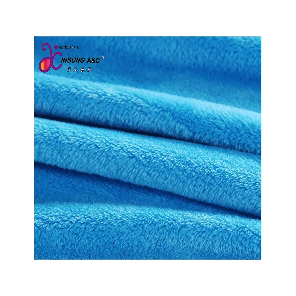 Đồ Ngủ San Hô Fleece 100% Tái Chế Polyester Warp Dệt Kim Bé Flannel Fleece Vải