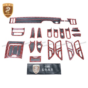 Cinta adhesiva de 3M para puerta Interior de coche, embellecedor de fibra de carbono para tablero de automóvil Mercedes Bens Clase S, W223, S400L, S450, <span class=keywords><strong>Maybach</strong></span>, <span class=keywords><strong>S480</strong></span>, S500 - Product Image 5