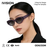 Lunettes de soleil polarisées œil de chat TR90 de qualité supérieure pour femmes, montures en acétate de luxe, protection UV400, vente en gros