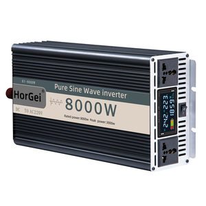 Generator Portable Inversor <b>Solar</b> 8000 Watt Pure Sine Wave 12V to 220V Power - Product Image 1