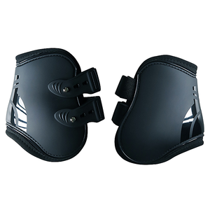 อุปกรณ์ป้องกันขาสำหรับม้าแบบยืดหยุ่นสีน้ำเงิน ทนทาน ทำจากวัสดุ PU พร้อมแผ่นรองด้านในหนานุ่ม ป้องกันเอ็นข้อเท้า ลดแรงกระแทก สำหรับขี่ม้า ไซส์ M-L-XL - Product Image 2