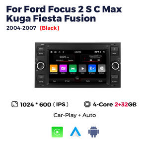 Navifly, el más nuevo sistema Android 1024*600, pantalla táctil, estéreo de coche de 4 núcleos para Ford Focus 2 S <span class=keywords><strong>C</strong></span> Max Kuga Fiesta Fusion 2004-2007 - Product Image 3