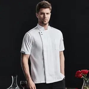 Униформа шеф-повара для мужчин и женщин, униформа для бара, ресторана, кухонная одежда, новейший дизайн