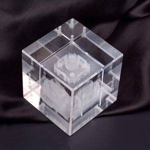 Blocco Fotografico in Vetro Personalizzato con Ologramma Inciso, Regalo con Stampa Olografica, Incisione Laser 3D su Cristallo, Regalo Laser 3D per Incisione - Product Image 5