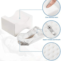 Support dorsal pour les dormeurs latéraux, oreiller en mousse à mémoire de forme pour les genoux, pour la sciatique orthopédique, l'alignement des jambes, des hanches et de la colonne vertébrale, oreillers de grossesse pour le corps