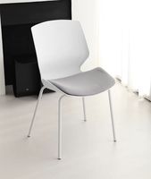 Chaise de bureau moderne la plus vendue pour la maison, l'école, les étudiants, en plastique empilable, idéale pour les hôtels, les hôpitaux, les écoles et les bureaux