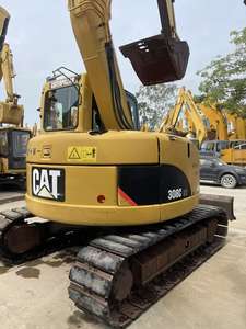 Mini-excavatrice Caterpillar 308C d'occasion, 8 tonnes, chenillée, du Japon, faible kilométrage, bon état, moteur, boîte de vitesses, pompe, et ensemble moteur pour rapport. - Product Image 2