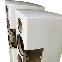 Kotak kayu Audio profesional kualitas tinggi sistem penutup kustom kabinet terpasang manufaktur OEM