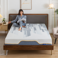 Ensemble anti-acariens de luxe, vente en gros, dur, de luxe, 3 pouces, mousse à mémoire de forme, matelas d'occasion