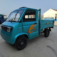 Camionnette électrique Xingpeng 50 kW avec réservoir amovible, cabine 4 portes, phares LED, freins à disque, batterie au lithium, hydraulique