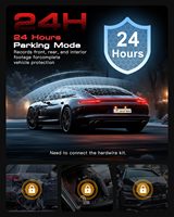 Enregistreur de conduite LINGDU V630 3 canaux 4k+1080p+1080p, boîte noire de voiture avec Wifi intégré, GPS et vision nocturne, caméra de tableau de bord avant et arrière 4k