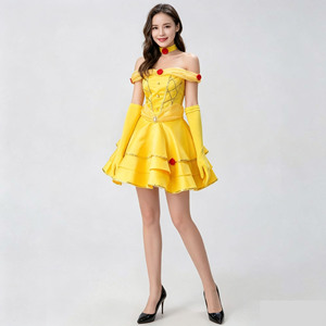 Halloween Sexy Fairy Princess <b>Belle</b> <b>Fancy</b> <b>Dress</b> <b>Adult</b> Women Fantasia Beauty Beast Cosplay Costumes Female Anime Cosplay Clothing - Product Image 1