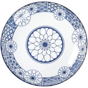 Nórdico ecológico elegante <span class=keywords><strong>restaurante</strong></span> casa ronda juego de vajilla de cocina de cerámica placa - Product Image 3
