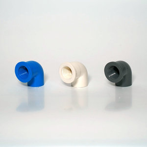 Coude à filetage interne en PVC 20 mm 90 degrés pour raccord de tuyauterie d'alimentation en eau, résistant aux produits chimiques - Product Image 2