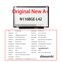 Layar Lcd 11.6 "1366*768 LVDS 40Pin Pengganti B116XW03 V.1 NT116WHM N10 LTN116AT04 LTN116AT02 N116BGE L41 L32 L42 LA1 LB1