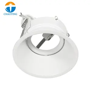 White Black Diepliggende Spot GU10 G5.3 Fitting House Ceiling Light MR16 LED Lights Spotlights Compatible with GU10 MR16 Bulb 80