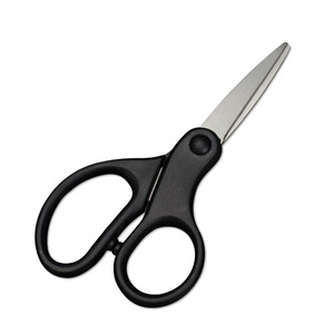 Stainless Steel Small <b>Scissors</b> 3.25in Straight Head Red Household <b>Kitchen</b> Use - Product Image 2