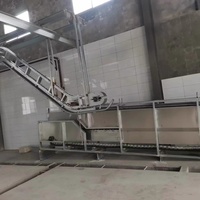Peralatan Pemotongan Daging Domba Otomatis Penuh Ukuran Besar Sedang Kecil, Sistem Asam Cepat untuk Rumah Potong Hewan Hofujng 5+ Tahun