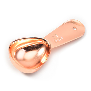 Tazas Medidoras de Acero Inoxidable Color Oro Rosa de <span class=keywords><strong>1</strong></span> Cucharada (15 ml) y <span class=keywords><strong>2</strong></span> <span class=keywords><strong>Cucharadas</strong></span> (30 ml) para Café FL - Product Image 6
