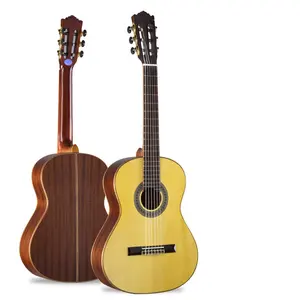 Fábrica vendas diretas 36 polegadas filé brilhante artesanal Boa qualidade sonora Guitarra clássica