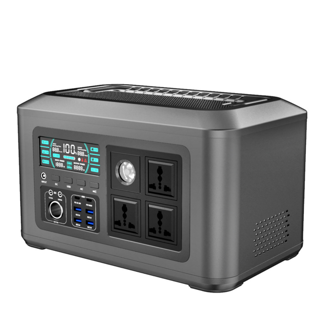 Portable Power Station 1000W 1024Wh 12.8V LiCoO2 Lithium Battery Solar Power Bank with BMS Protection LMDD1000W 3000+ Cycles