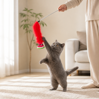 Famipet Fabricant – Nouveau jouet interactif pour chat, design fruité sur le thème de l'été, bâton de chat amusant avec herbe à chat