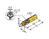 Sensor MT-turck BIM-UNT-AP7X 7M Magnetoresistivo 10-30V PNP NO IP68 Alemán Nuevo en Stock Detección Industrial