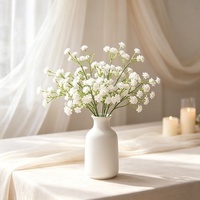 Schleierkraut/Gypsophila Hochzeitsdekoration Weiße Farbe Realistische Künstliche Schleierkrautblume