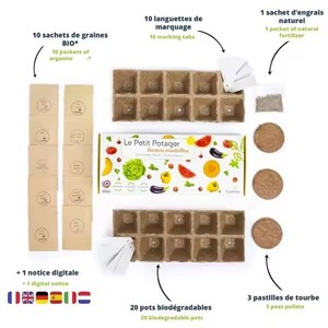 Kit de <span class=keywords><strong>d</strong></span>émarrage pour la culture de plantes aromatiques sans OGM sans clic Kit de jardinage <span class=keywords><strong>d</strong></span>'herbes aromatiques <span class=keywords><strong>d</strong></span>'<span class=keywords><strong>intérieur</strong></span> avec lumière de croissance - Product Image 2