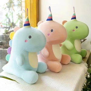 Giocattolo di dinosauro verde morbido peluche per bambini <span class=keywords><strong>da</strong></span> 9 pollici - Product Image 4