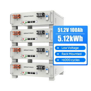 Batería Solar de 5.12kwh, 51.2v 100ah, Sistema de Almacenamiento de Energía de Litio para Rack de Servidores GP-OM100, Batería Solar de 5.12kw - Product Image 3