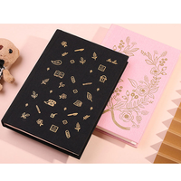Carnet de notes spirale personnalisé en gros, avec logo estampé à chaud or, ligné, pour écriture créative, taille personnalisable