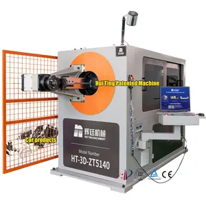 4-14mm 5 Axis Full Automatic OEM/ODM 3D CNC Wire Bending Machine Hook Making Machine With High Precision Aluminum Bending