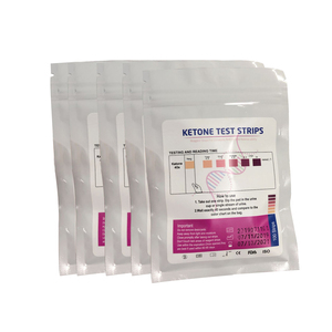 Tiras de prueba de cetona: 100 Premium <span class=keywords><strong>Keto</strong></span> Strips Prueba de orina para cetosis en dietas cetogénicas y bajas en carbohidratos Kit de probador de análisis de orina - Product Image 2