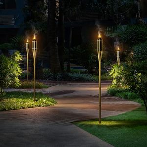 Lampes <span class=keywords><strong>à</strong></span> <span class=keywords><strong>huile</strong></span> en bambou, 4 pieds de haut, <span class=keywords><strong>pour</strong></span> l'extérieur, écologiques, durables, parfaites <span class=keywords><strong>pour</strong></span> les fêtes, le camping, la décoration, l'utilisation en soirée en plein air - Product Image 2