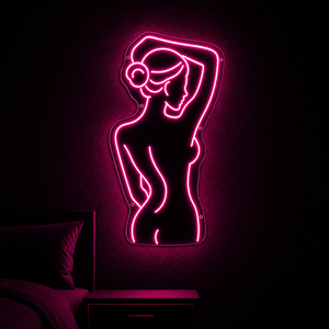 Enseigne néon LED personnalisée en forme de silhouette féminine sexy, rose, pour publicité murale, décoration de parc, bar, club, maison, salon de beauté, étanche IP65 - Product Image 4